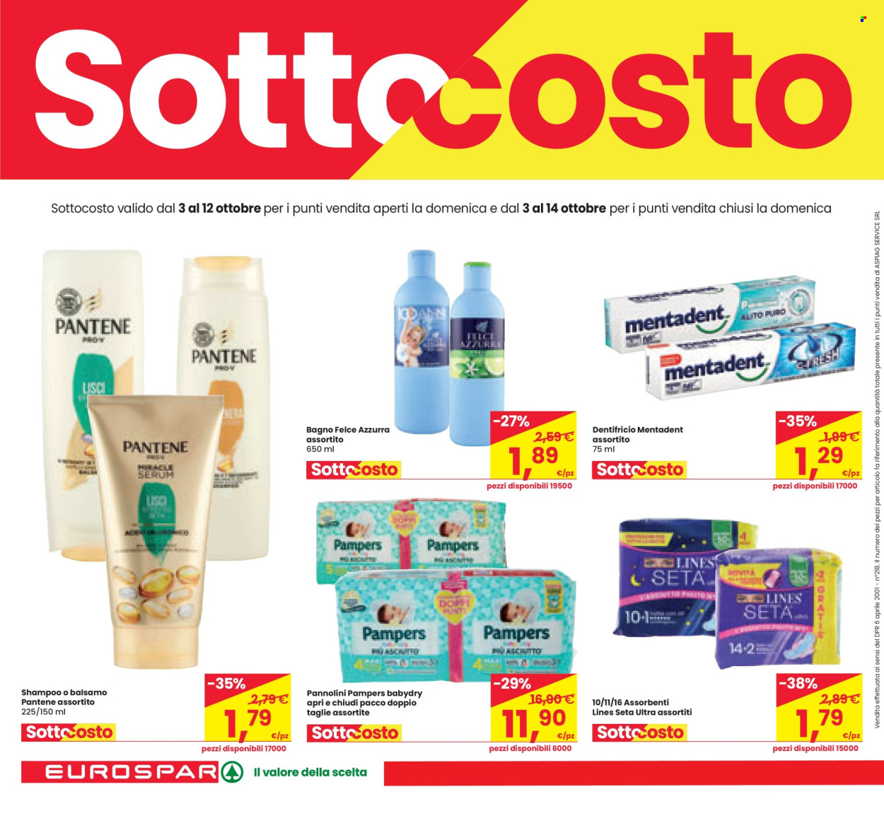 Volantino Eurospar - 3/10/2024 - 16/10/2024. Pagina 6