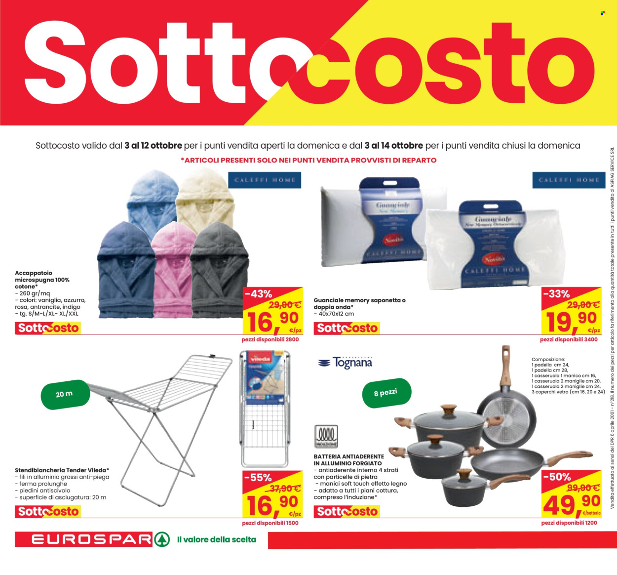 Volantino Eurospar - 3/10/2024 - 16/10/2024. Pagina 8