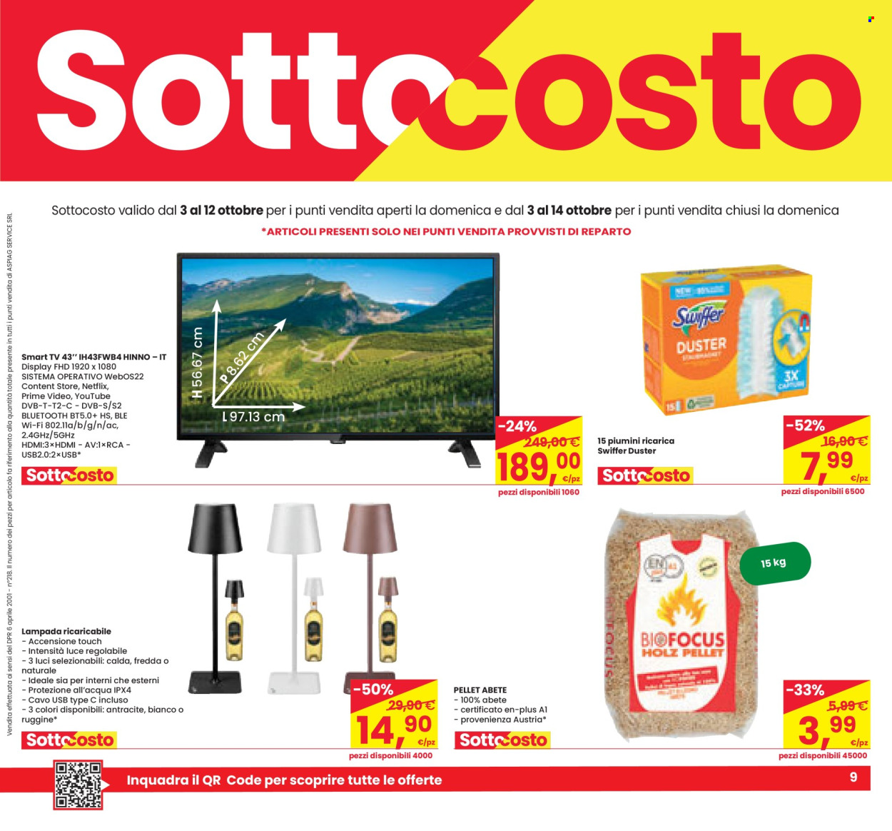 Volantino Eurospar - 3/10/2024 - 16/10/2024. Pagina 9