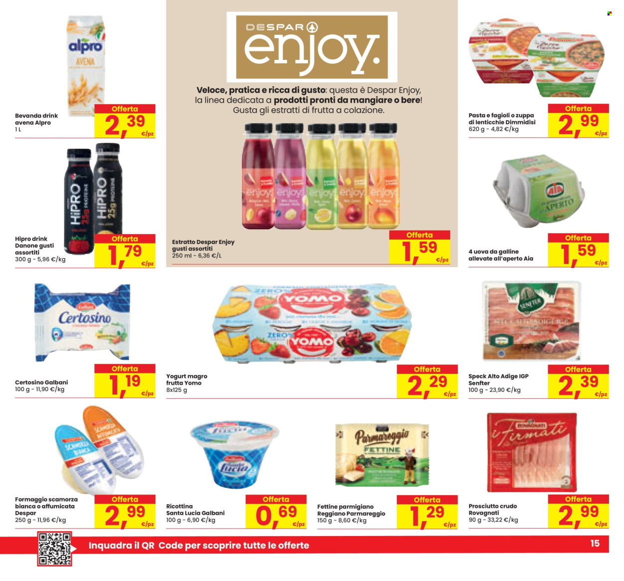 Volantino Eurospar - 3/10/2024 - 16/10/2024. Pagina 15