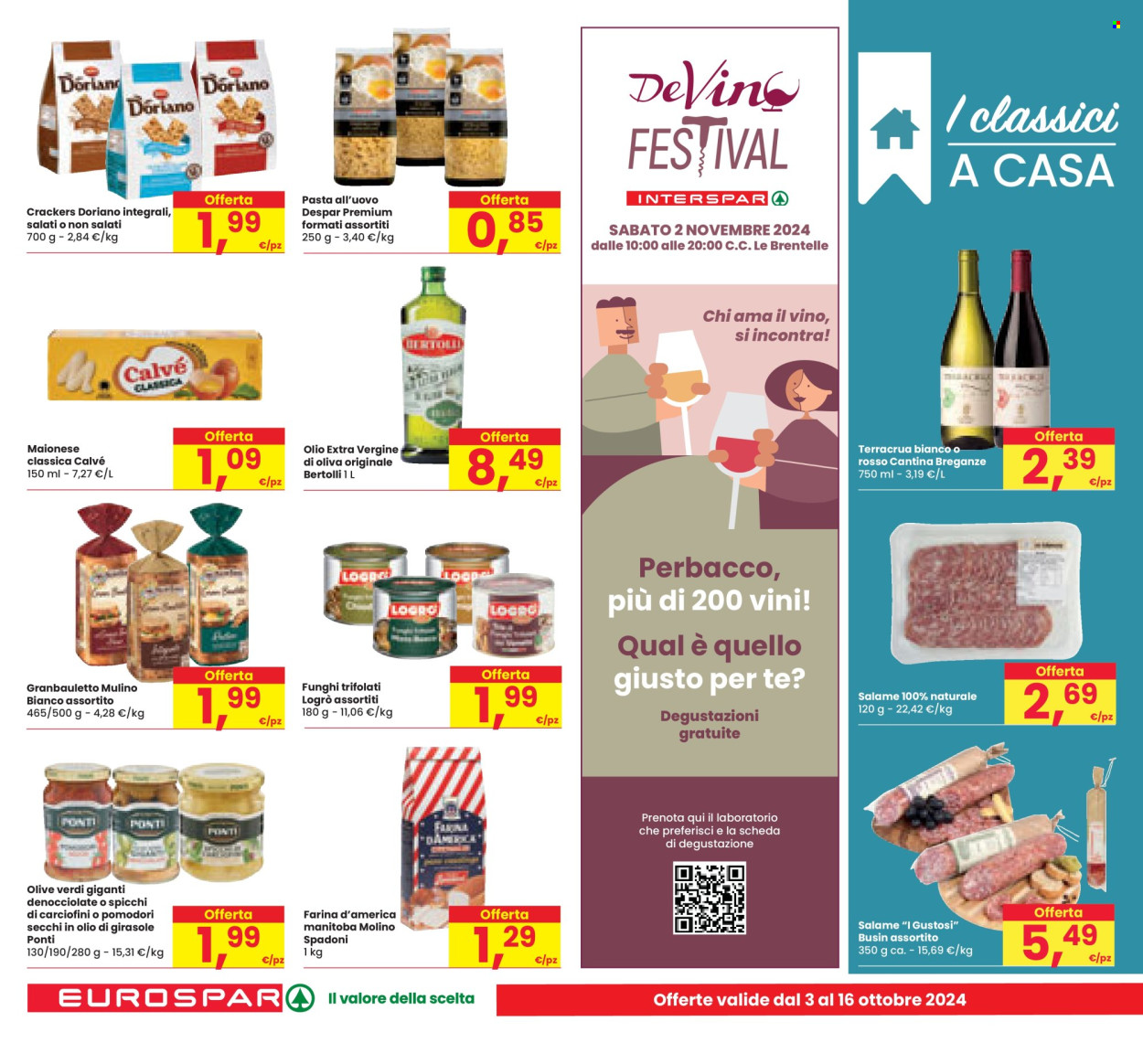 Volantino Eurospar - 3/10/2024 - 16/10/2024. Pagina 16