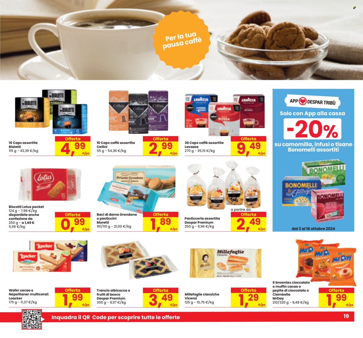 Volantino Eurospar - 3/10/2024 - 16/10/2024. Pagina 19
