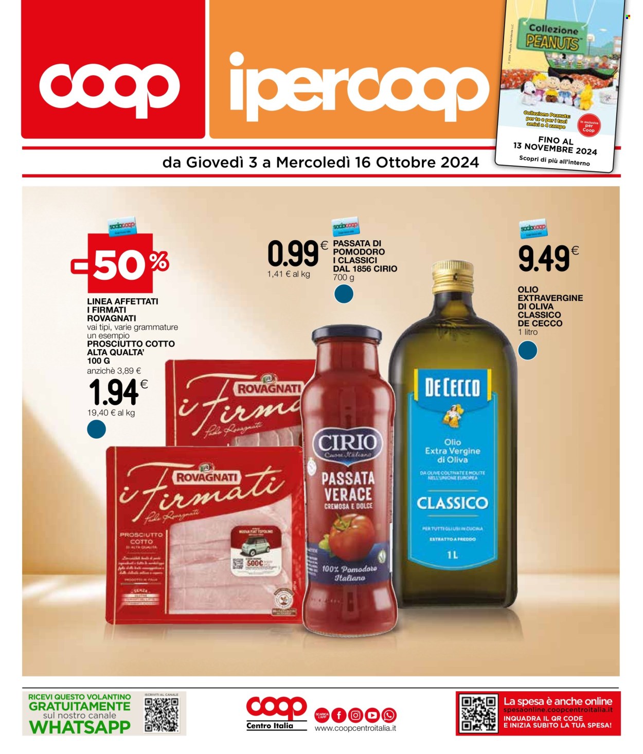 Volantino Coop - 3/10/2024 - 16/10/2024. Pagina 1