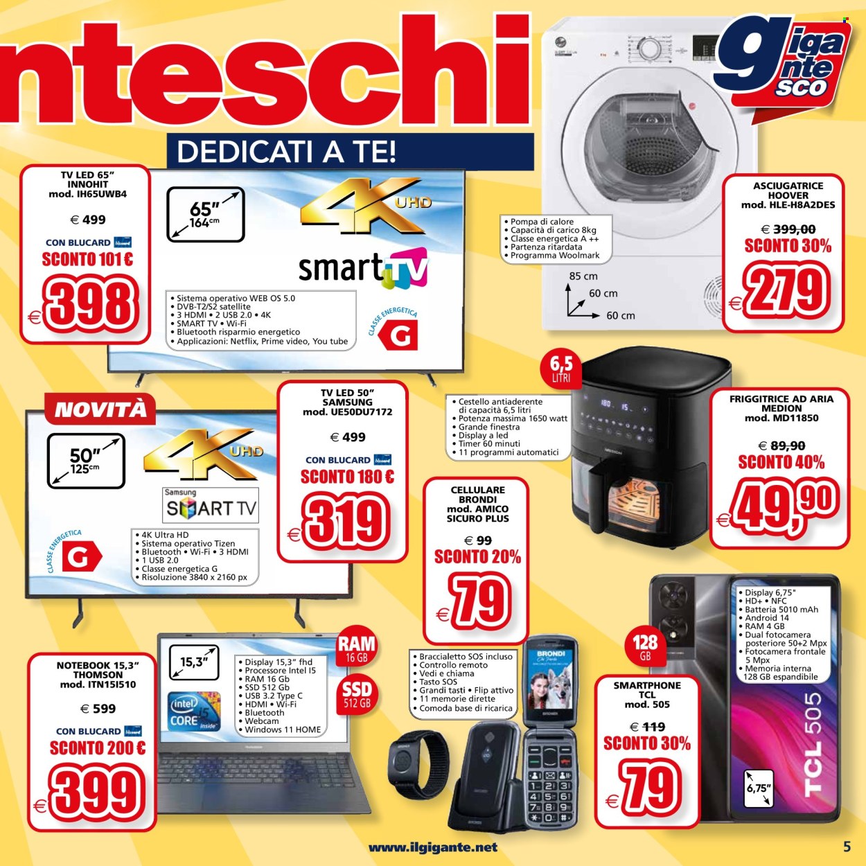 Volantino Il Gigante - 3/10/2024 - 16/10/2024. Pagina 5