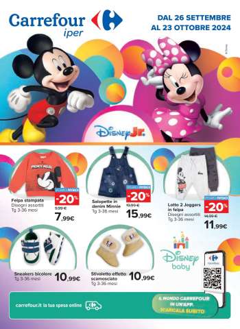 Volantino Carrefour - 26/9/2024 - 23/10/2024.