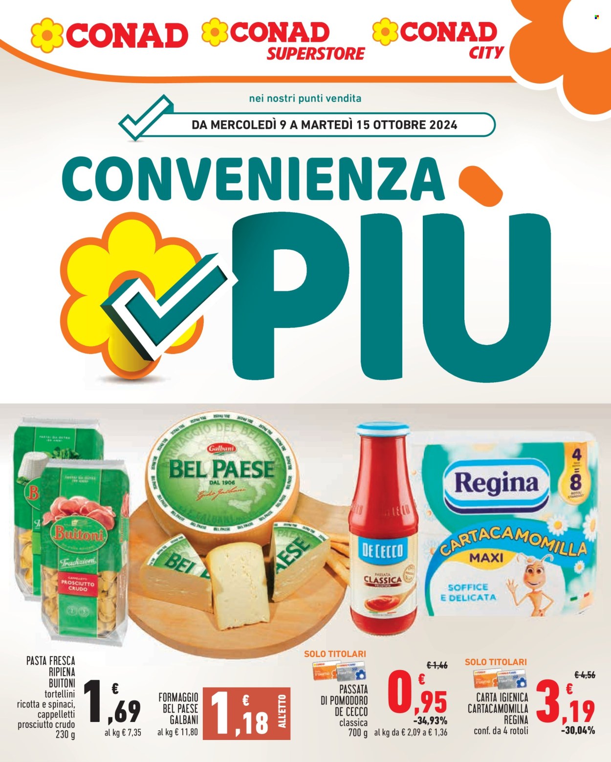 Leták Conad - 9.10.2024 - 15.10.2024. Strana 1