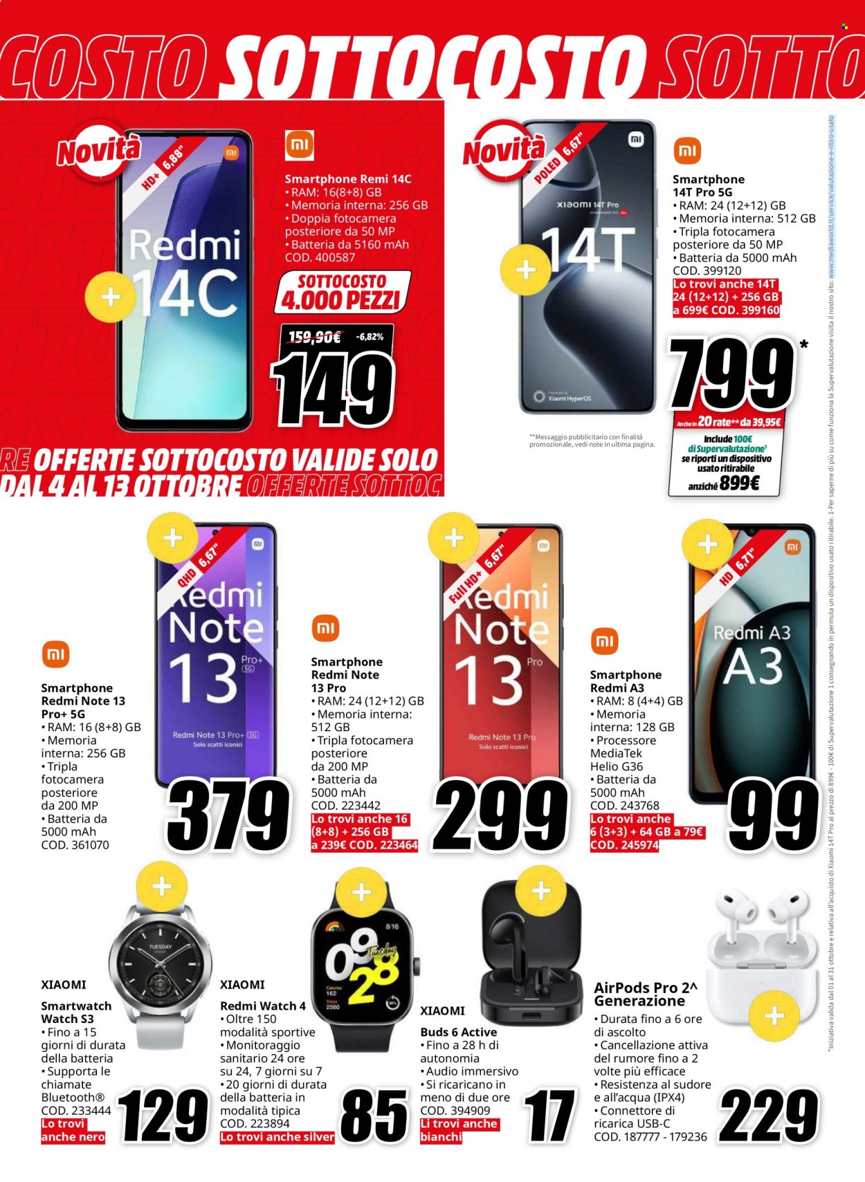 Volantino MediaWorld - 4/10/2024 - 17/10/2024. Pagina 6
