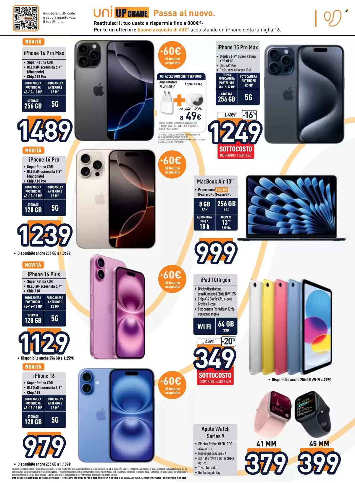Volantino Unieuro - 4/10/2024 - 13/10/2024. Pagina 9