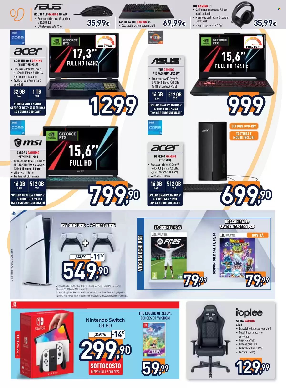 Volantino Unieuro - 4/10/2024 - 13/10/2024. Pagina 14