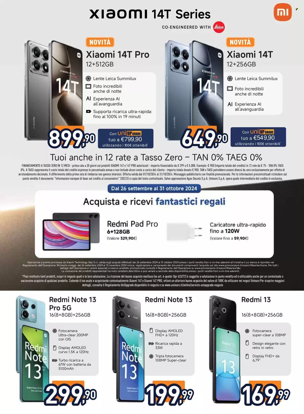Volantino Unieuro - 4/10/2024 - 13/10/2024. Pagina 29