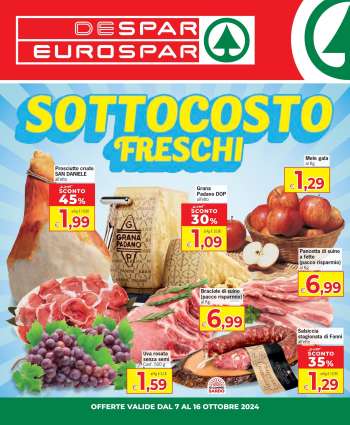 Volantino Eurospar - 7/10/2024 - 16/10/2024.