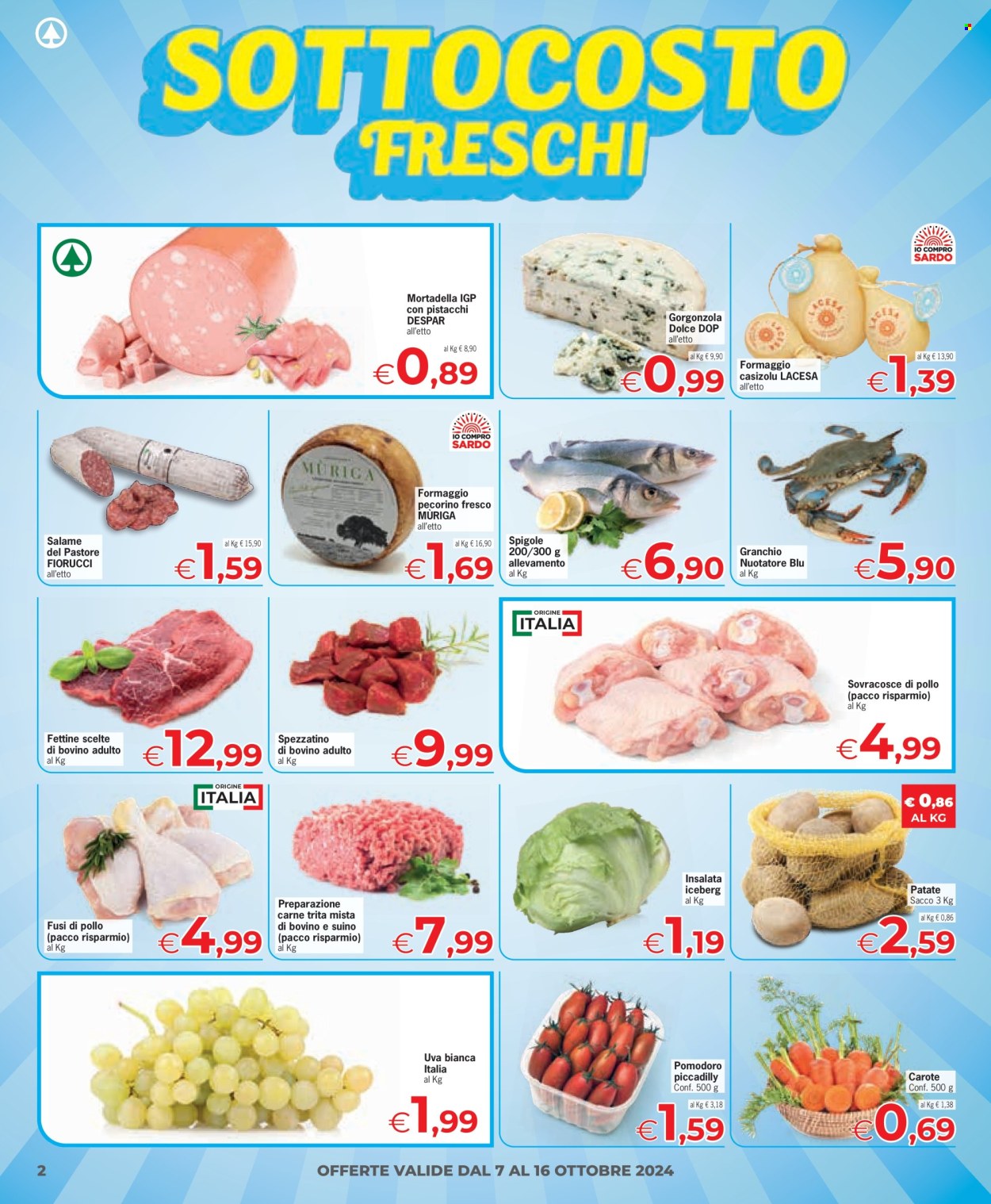 Leták Eurospar - 7.10.2024 - 16.10.2024. Strana 2
