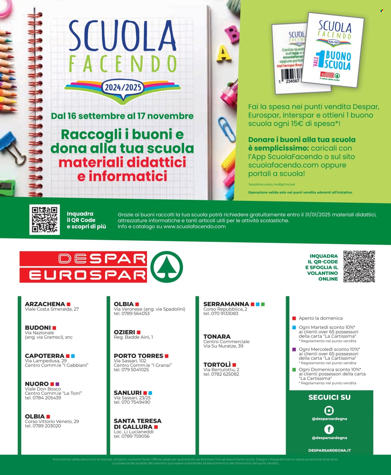Volantino Eurospar - 7/10/2024 - 16/10/2024. Pagina 20