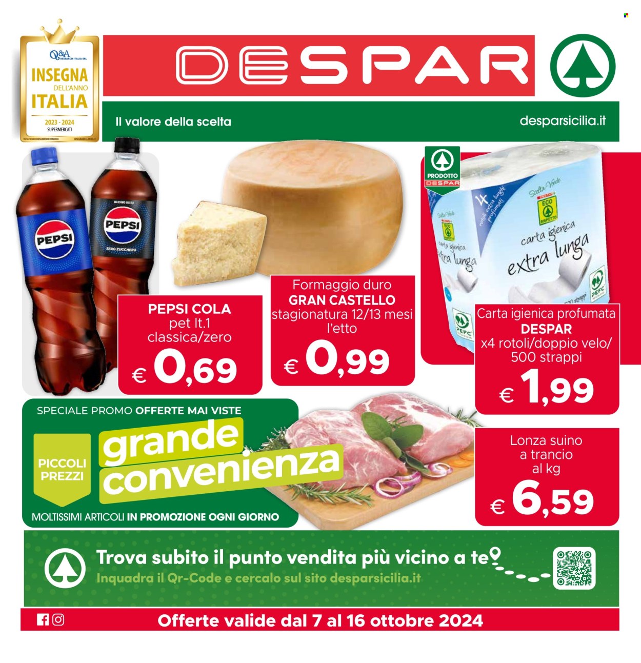 Volantino Despar - 7/10/2024 - 16/10/2024. Pagina 16
