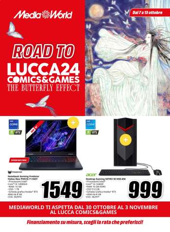 Volantino MediaWorld - 7/10/2024 - 13/10/2024.