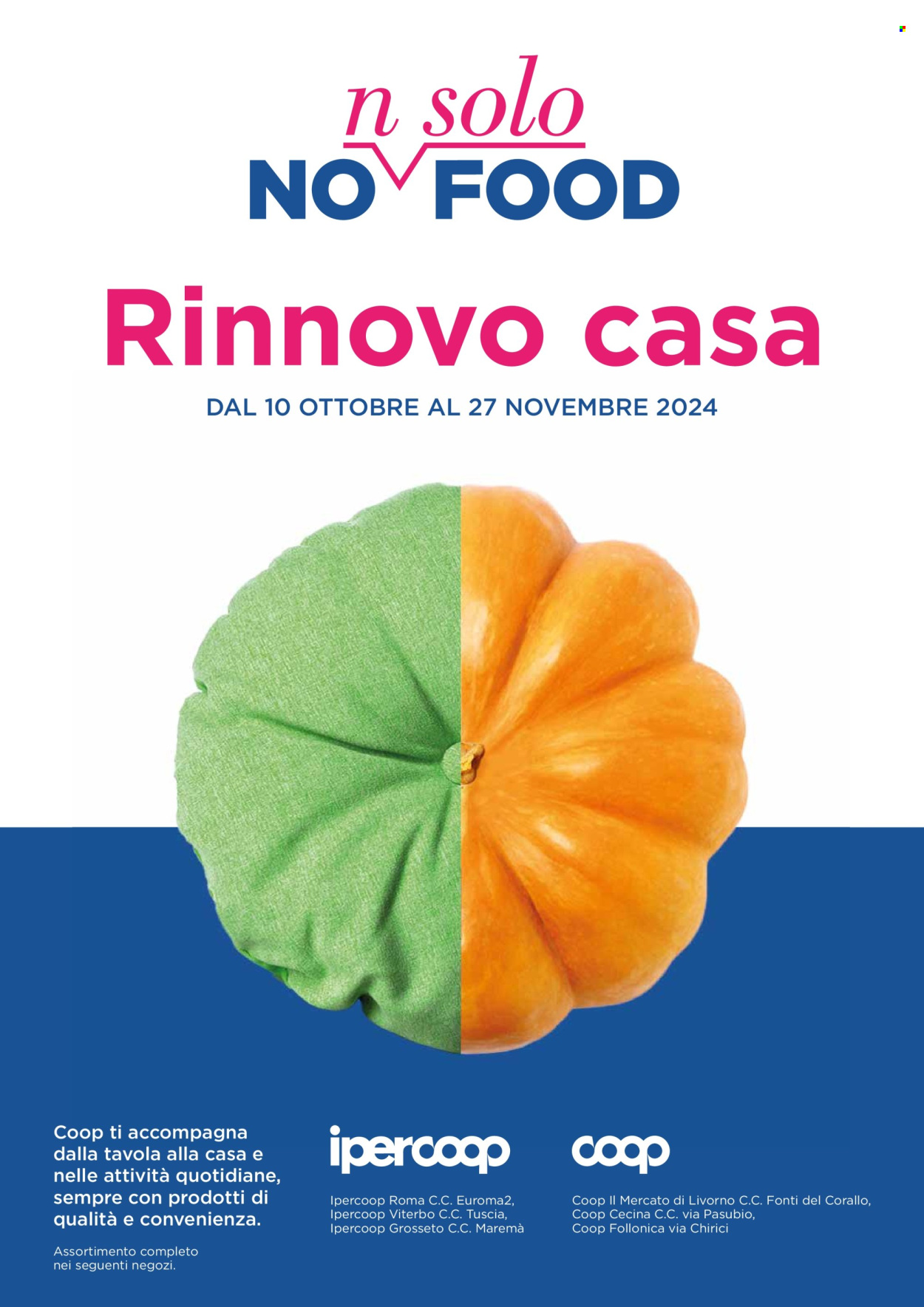 Volantino Coop - 10/10/2024 - 27/11/2024. Pagina 1