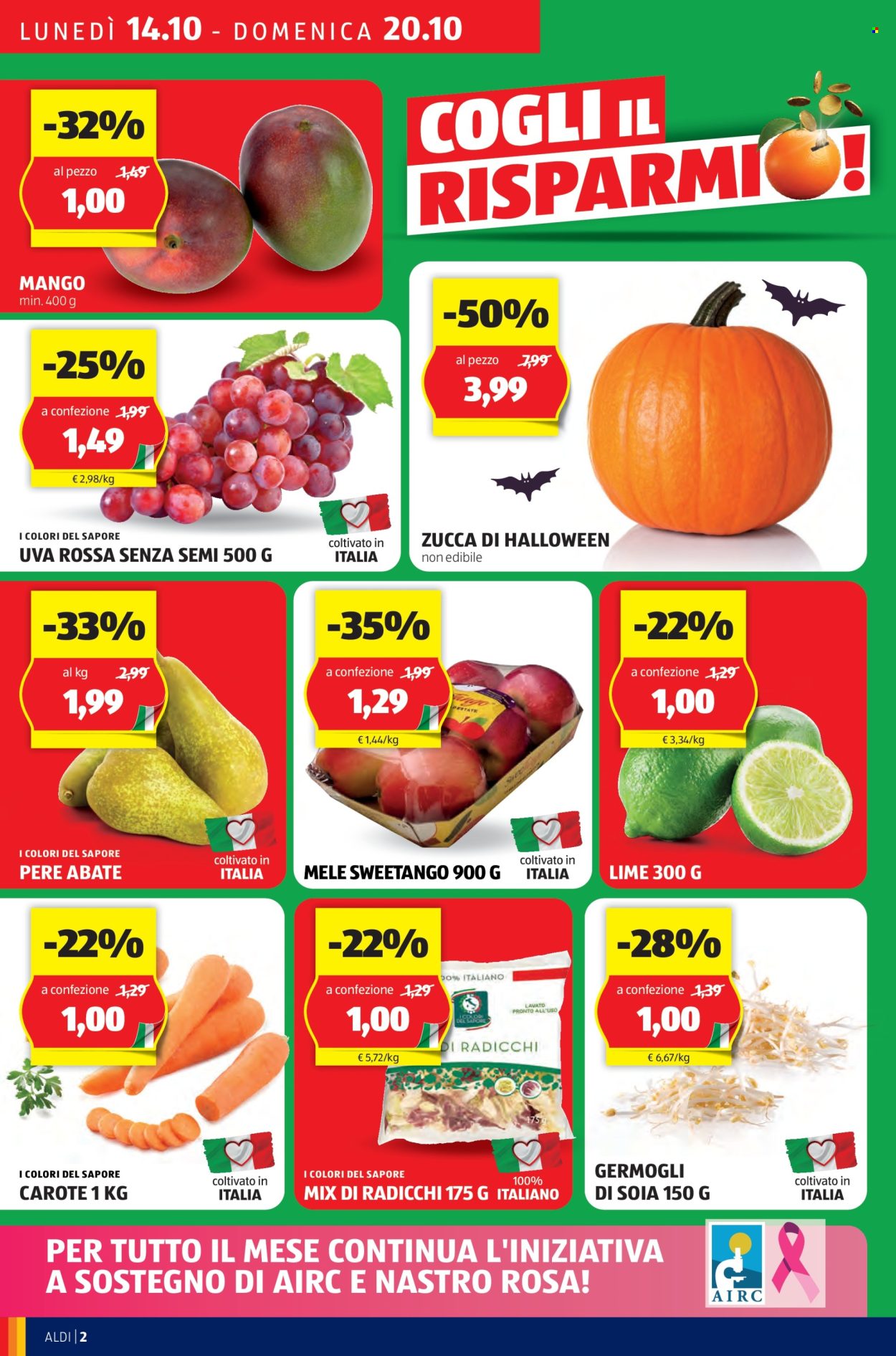 Volantino Aldi - 14/10/2024 - 20/10/2024. Pagina 2
