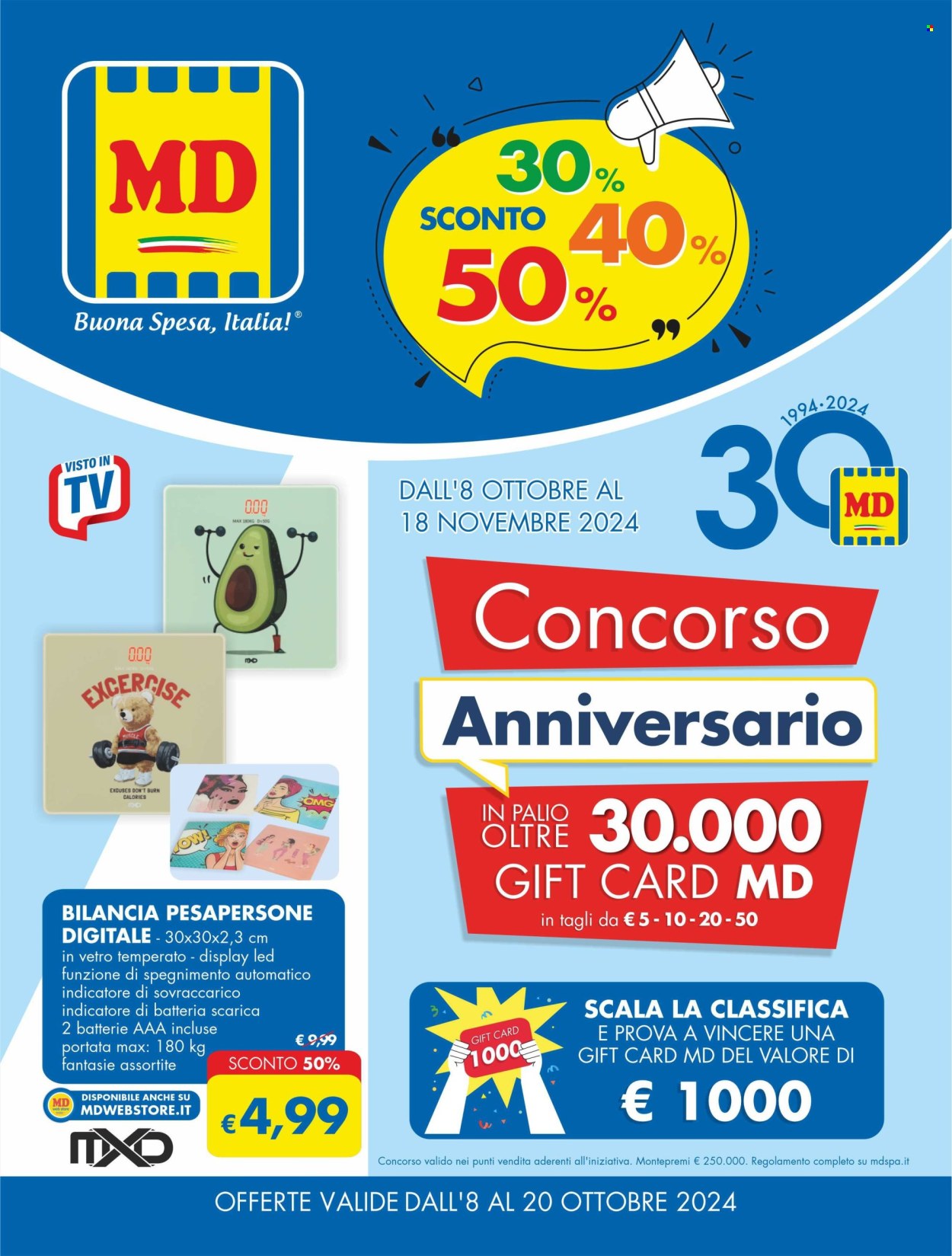 Leták MD Discount - 8.10.2024 - 20.10.2024. Strana 1