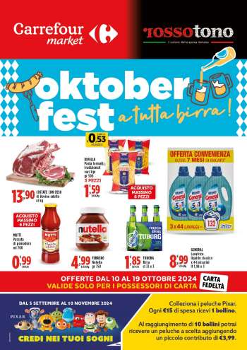 Volantino Carrefour - 10/10/2024 - 19/10/2024.