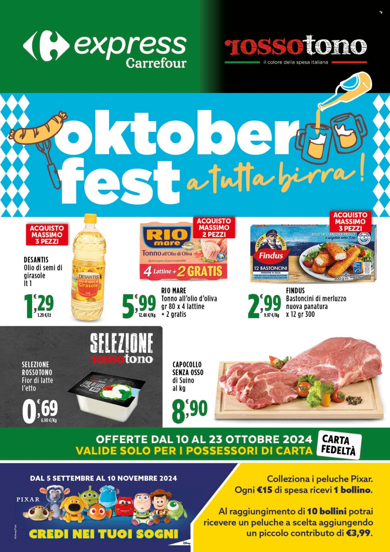 Volantino Carrefour - 10/10/2024 - 23/10/2024. Pagina 1