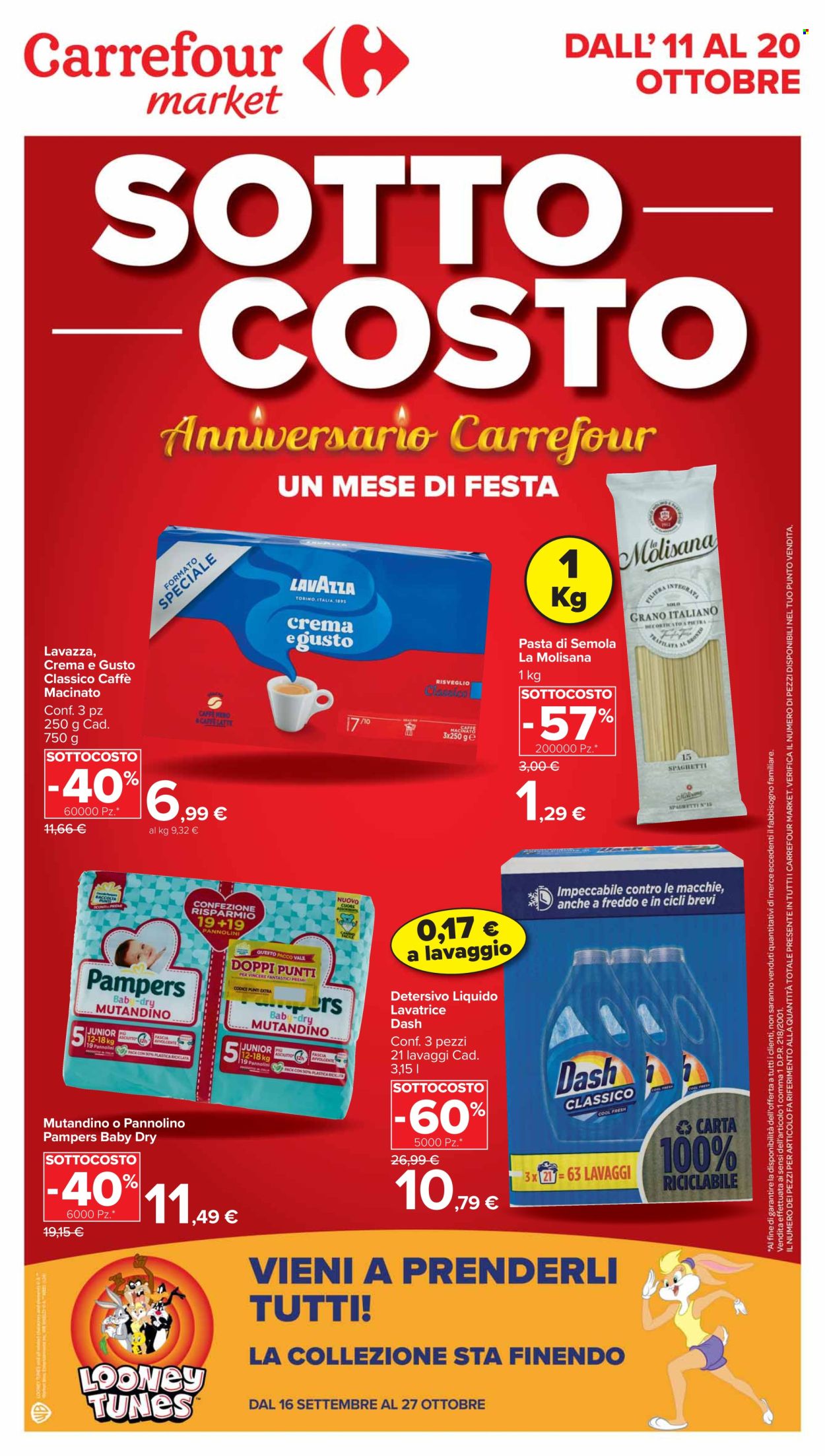 Volantino Carrefour - 11/10/2024 - 20/10/2024. Pagina 1