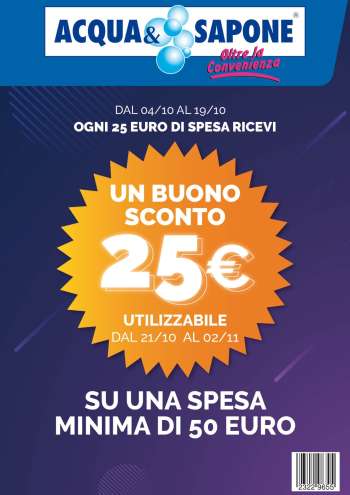 Volantino Acqua & Sapone - 4/10/2024 - 2/11/2024.