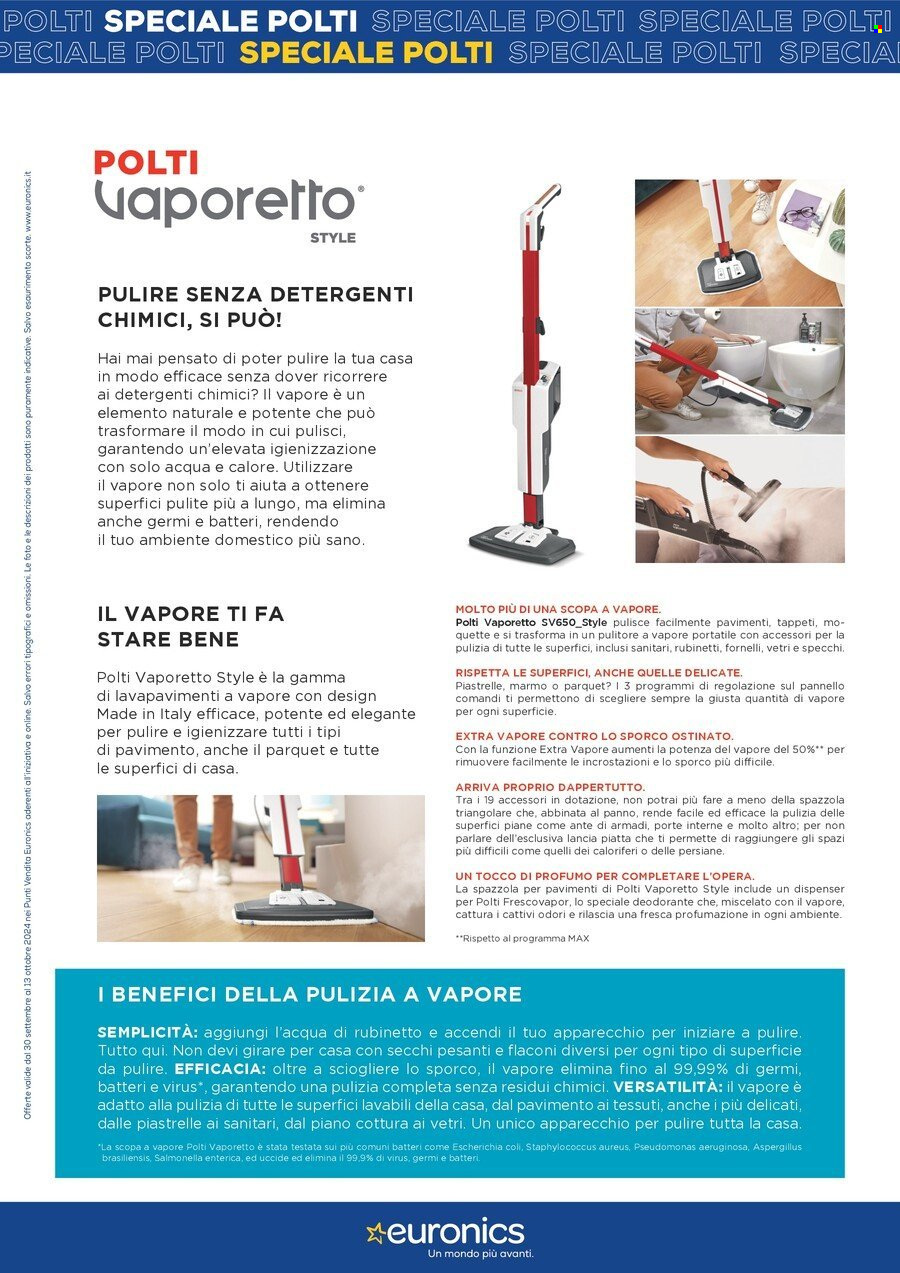 Volantino Euronics - 30/9/2024 - 13/10/2024. Pagina 7