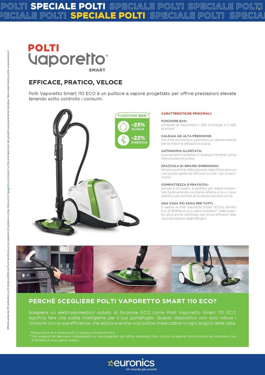Volantino Euronics - 30/9/2024 - 13/10/2024. Pagina 9