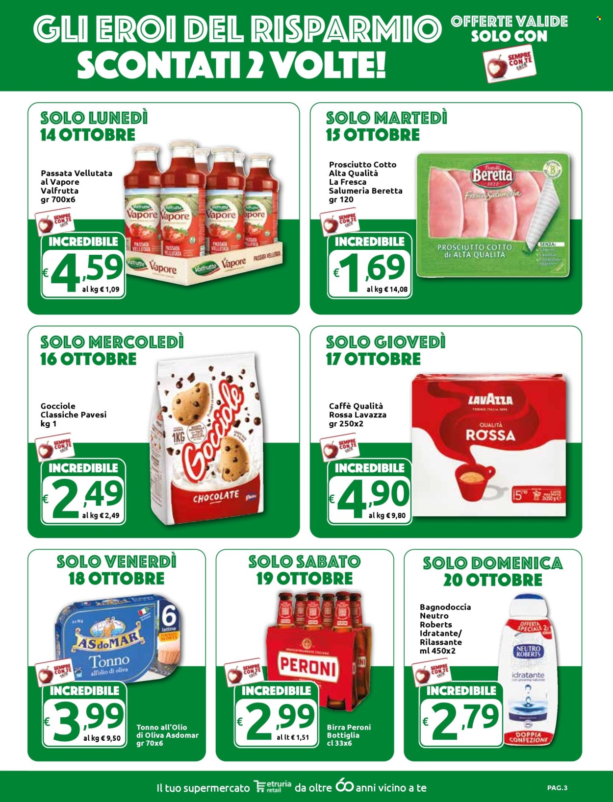 Volantino Carrefour - 8/10/2024 - 20/10/2024. Pagina 3