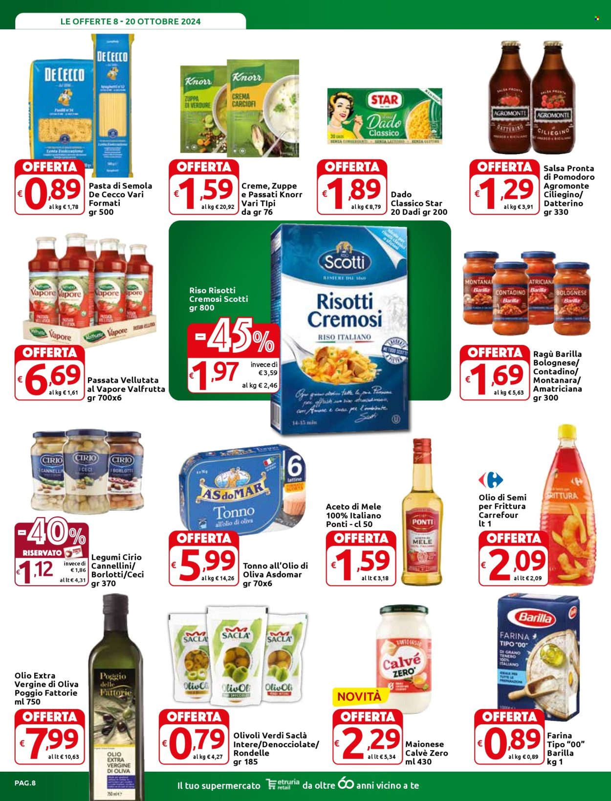 Volantino Carrefour - 8/10/2024 - 20/10/2024. Pagina 8
