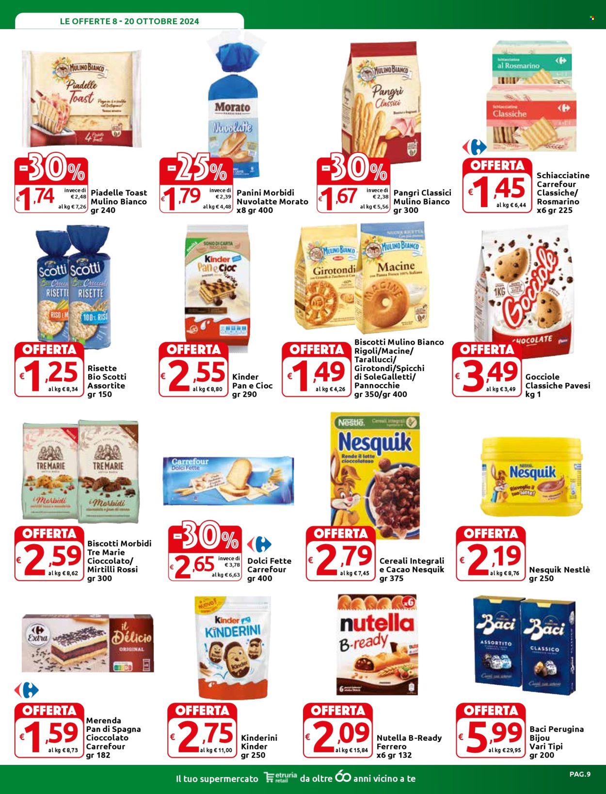 Volantino Carrefour - 8/10/2024 - 20/10/2024. Pagina 9