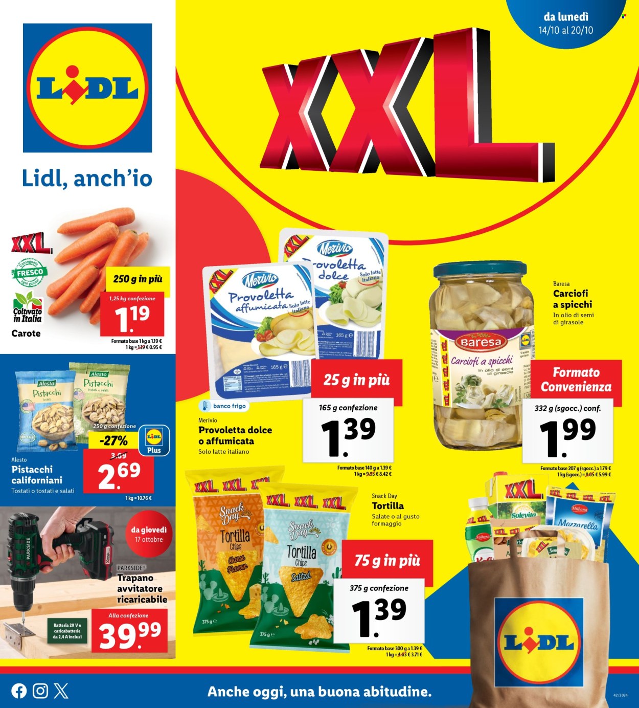 Volantino Lidl - 14/10/2024 - 20/10/2024. Pagina 1