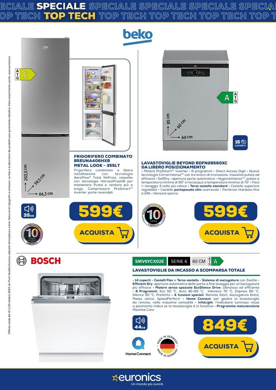 Volantino Euronics - 10/10/2024 - 20/10/2024. Pagina 7