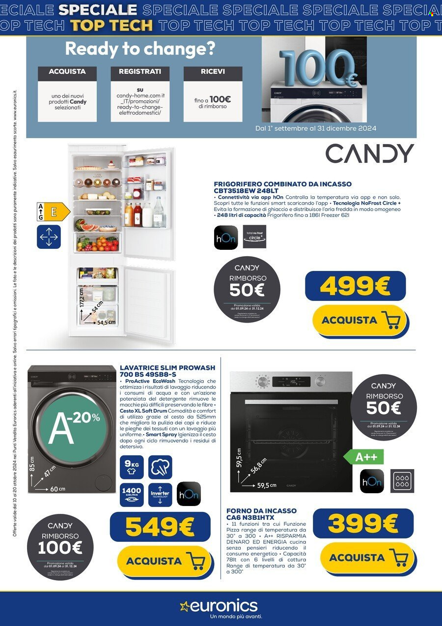 Volantino Euronics - 10/10/2024 - 20/10/2024. Pagina 8