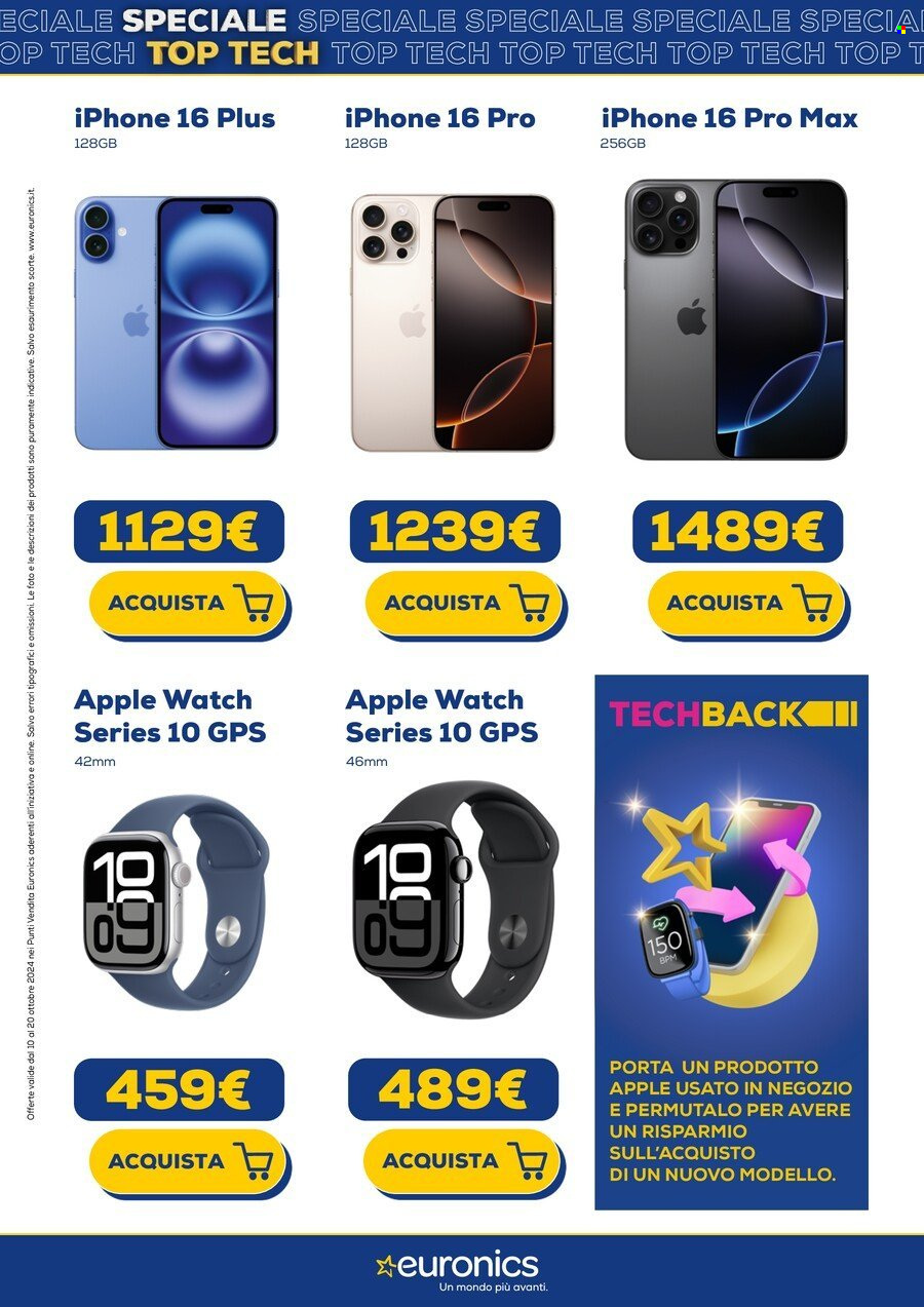 Volantino Euronics - 10/10/2024 - 20/10/2024. Pagina 30
