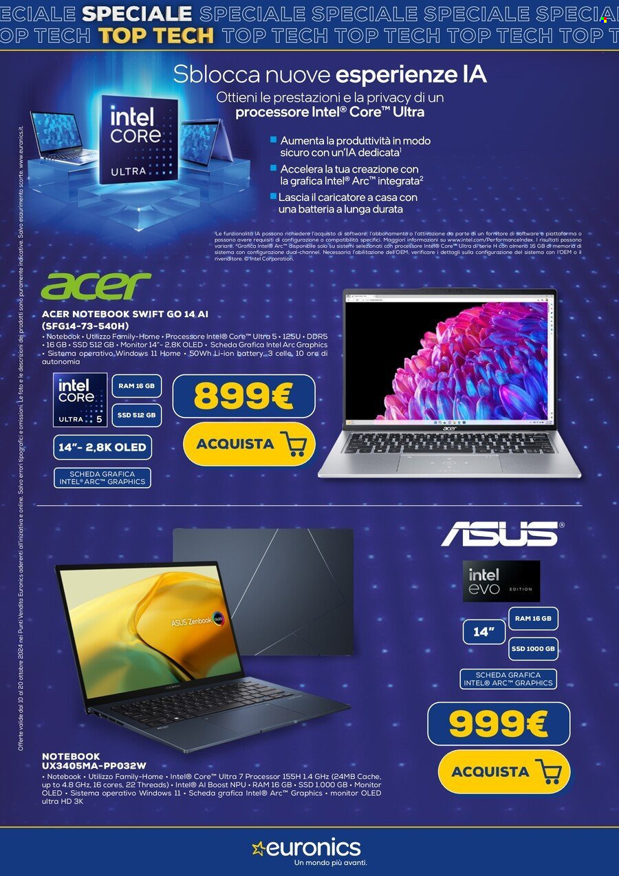 Volantino Euronics - 10/10/2024 - 20/10/2024. Pagina 33