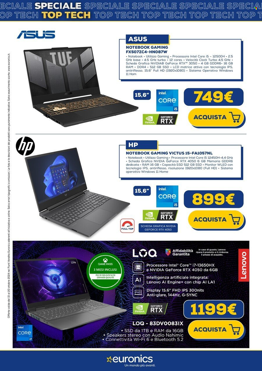 Volantino Euronics - 10/10/2024 - 20/10/2024. Pagina 36
