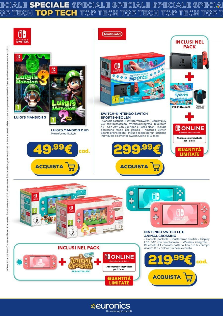Volantino Euronics - 10/10/2024 - 20/10/2024. Pagina 44