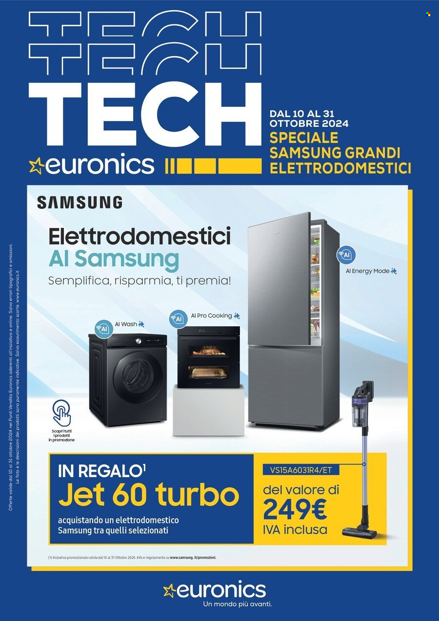 Volantino Euronics - 10/10/2024 - 25/10/2024. Pagina 1