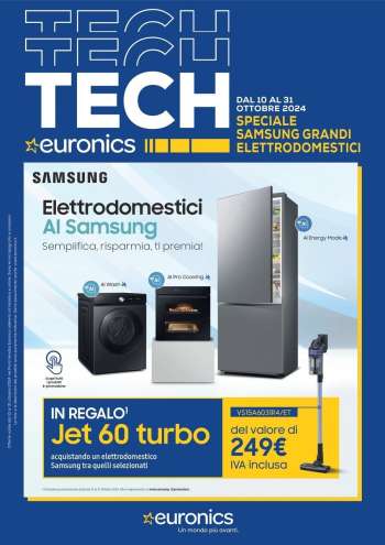 Volantino Euronics - 10/10/2024 - 25/10/2024.