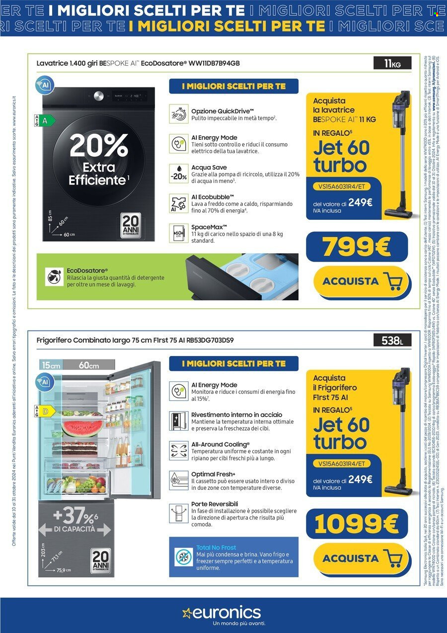 Volantino Euronics - 10/10/2024 - 25/10/2024. Pagina 2