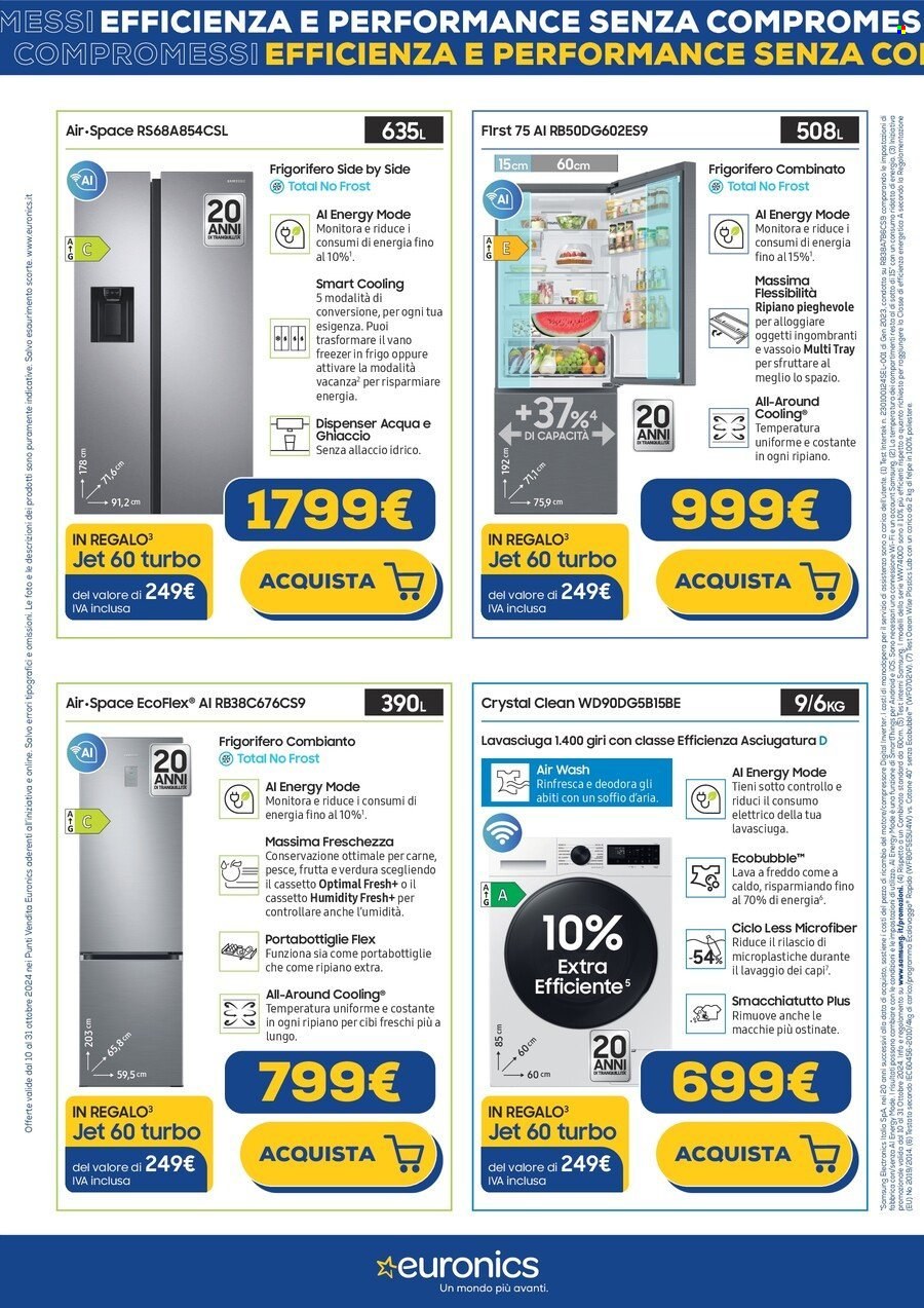 Volantino Euronics - 10/10/2024 - 25/10/2024. Pagina 3