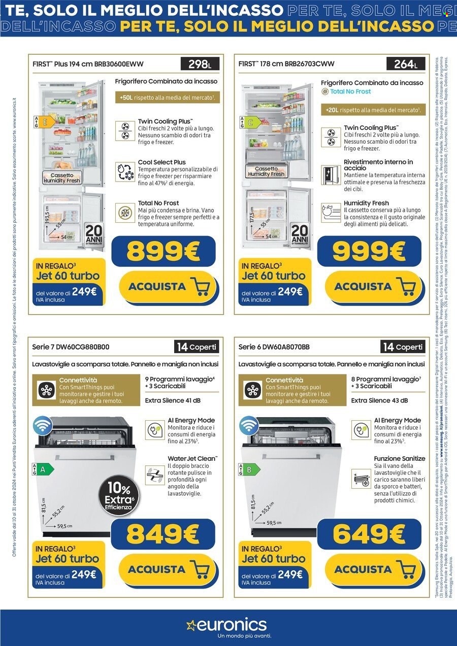 Volantino Euronics - 10/10/2024 - 25/10/2024. Pagina 6