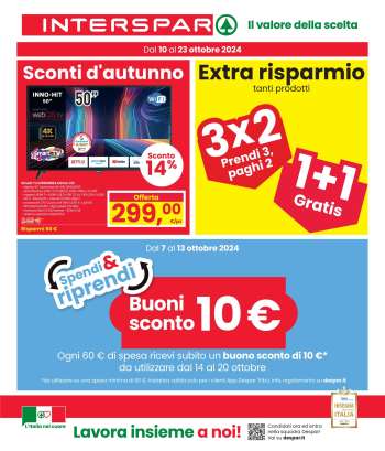 Volantino Interspar - 10/10/2024 - 23/10/2024.