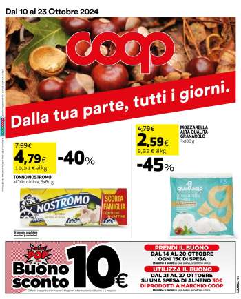 Volantino Coop - 10/10/2024 - 23/10/2024.