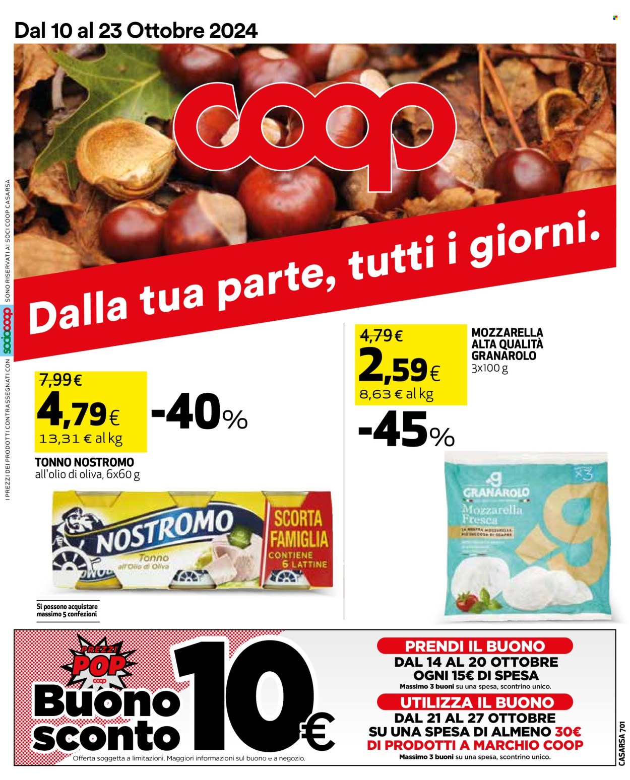 Leták Coop - 10.10.2024 - 23.10.2024. Strana 1