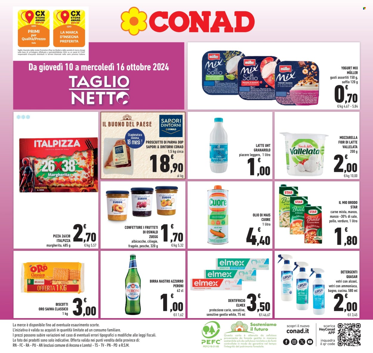 Volantino Conad - 10/10/2024 - 16/10/2024. Pagina 1