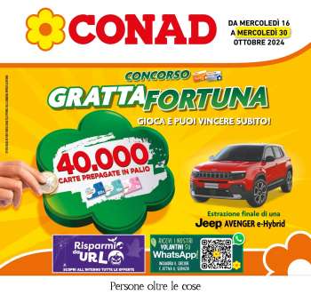 Volantino Conad - 16/10/2024 - 30/10/2024.