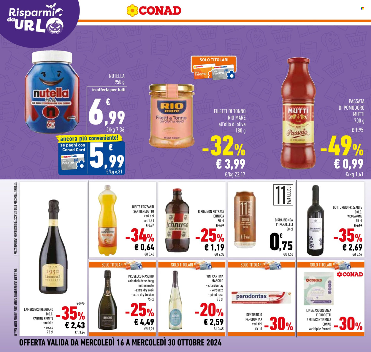 Leták Conad - 16.10.2024 - 30.10.2024. Strana 18
