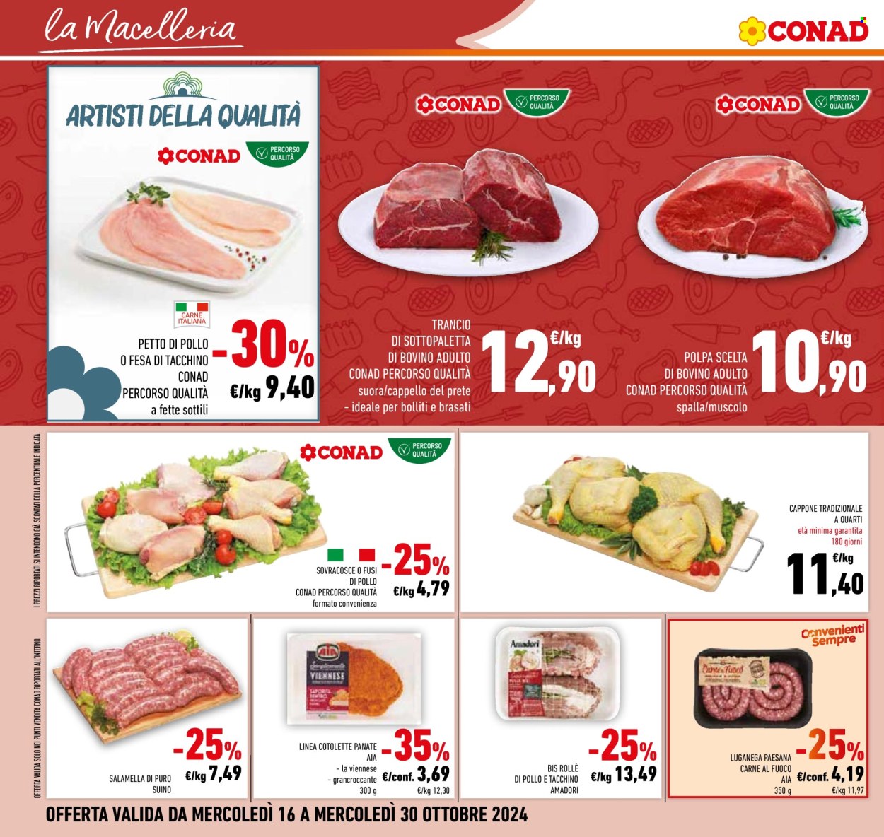 Leták Conad - 16.10.2024 - 30.10.2024. Strana 30